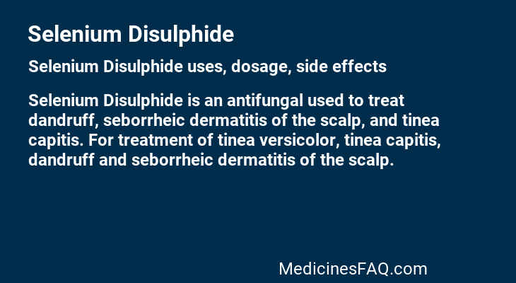 Selenium Disulphide