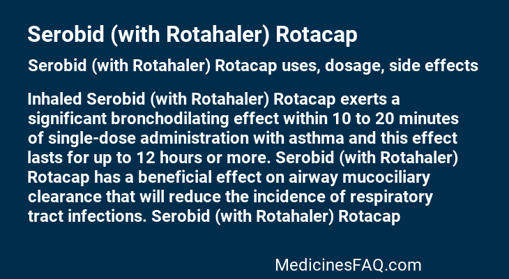 Serobid (with Rotahaler) Rotacap
