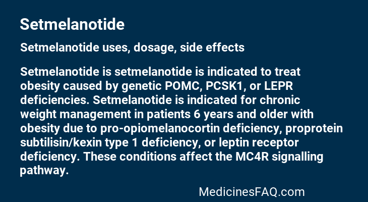 Setmelanotide
