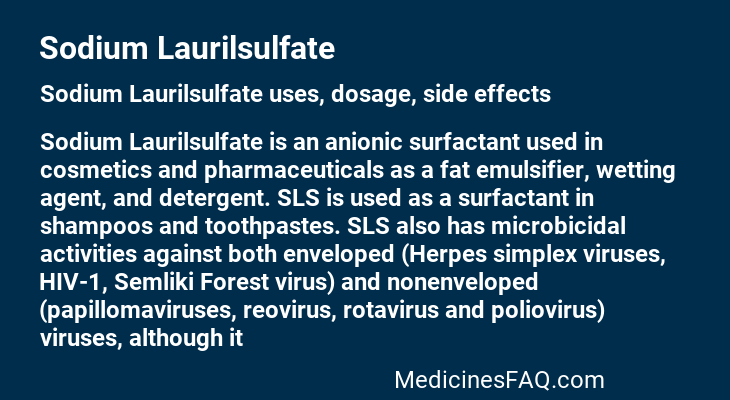 Sodium Laurilsulfate