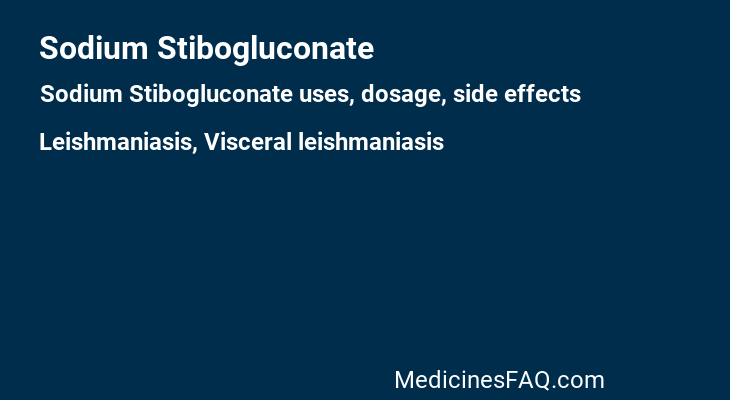 Sodium Stibogluconate