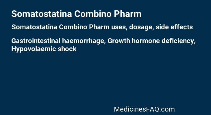 Somatostatina Combino Pharm