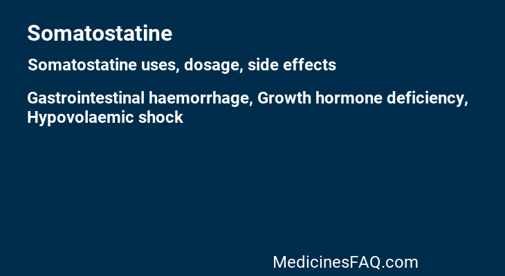 Somatostatine