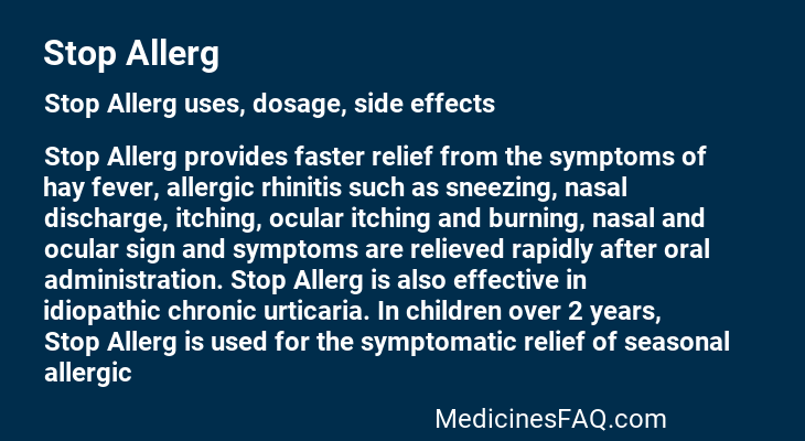 Stop Allerg