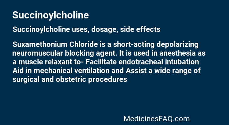 Succinoylcholine