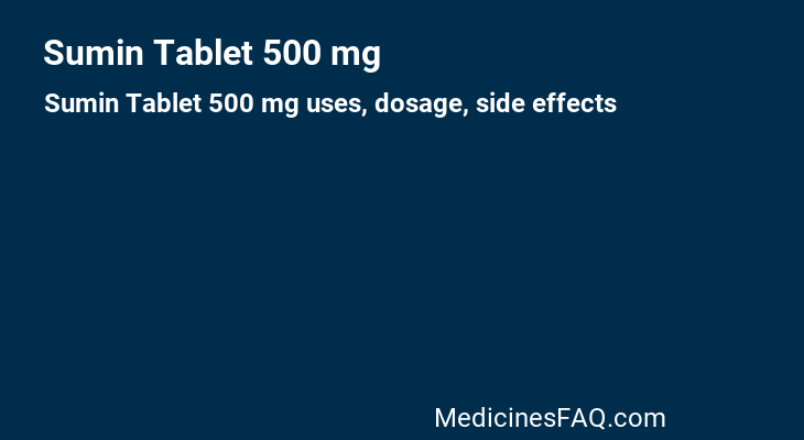 Sumin Tablet 500 mg