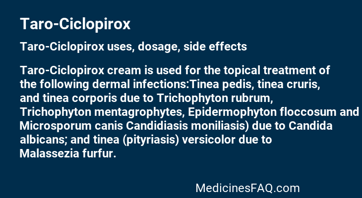 Taro-Ciclopirox