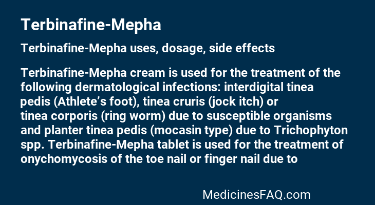 Terbinafine-Mepha