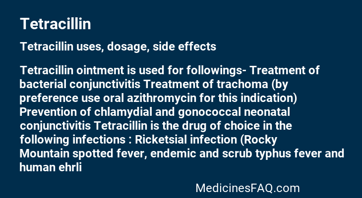 Tetracillin