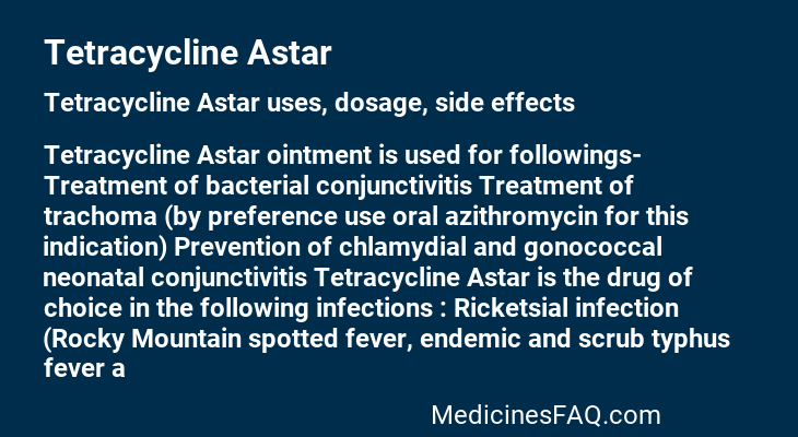 Tetracycline Astar