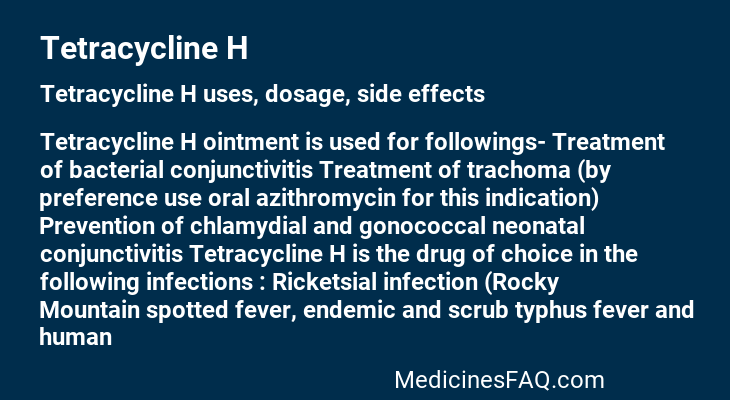 Tetracycline H