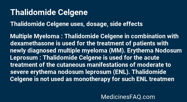 Thalidomide Celgene