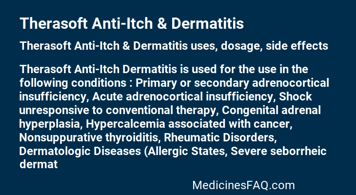 Therasoft Anti-Itch & Dermatitis