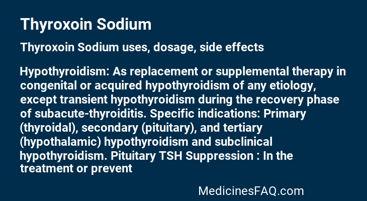 Thyroxoin Sodium