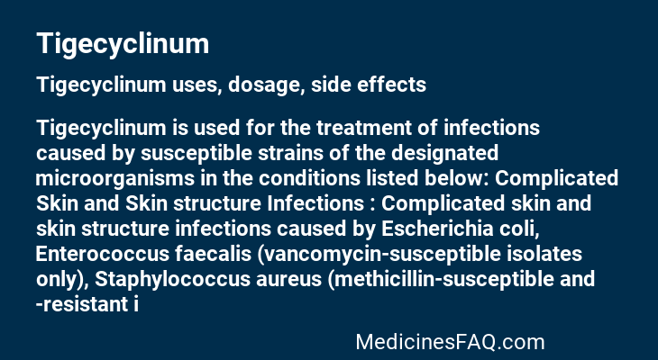 Tigecyclinum