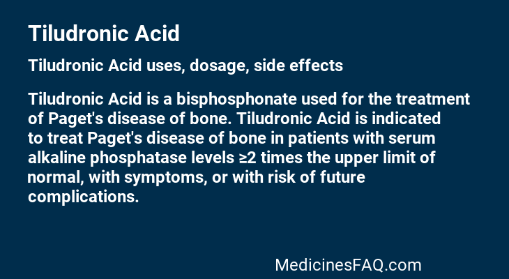 Tiludronic Acid