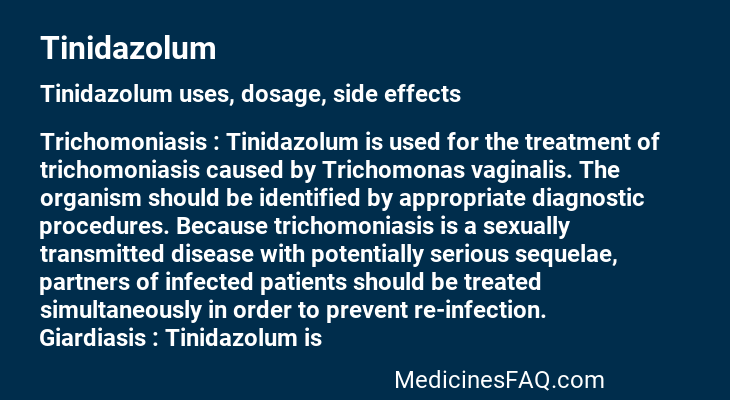 Tinidazolum