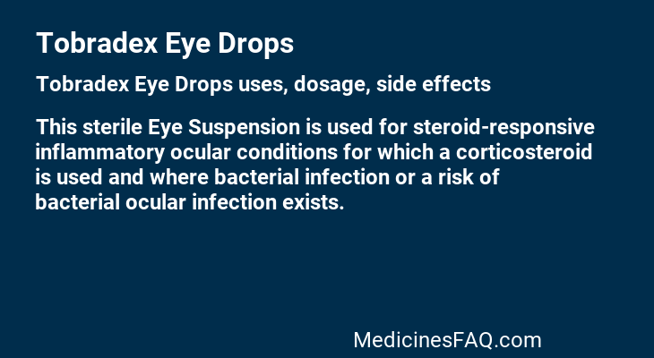 Tobradex Eye Drops