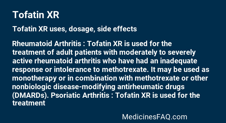 Tofatin XR