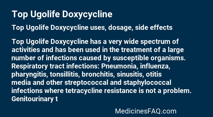 Top Ugolife Doxycycline
