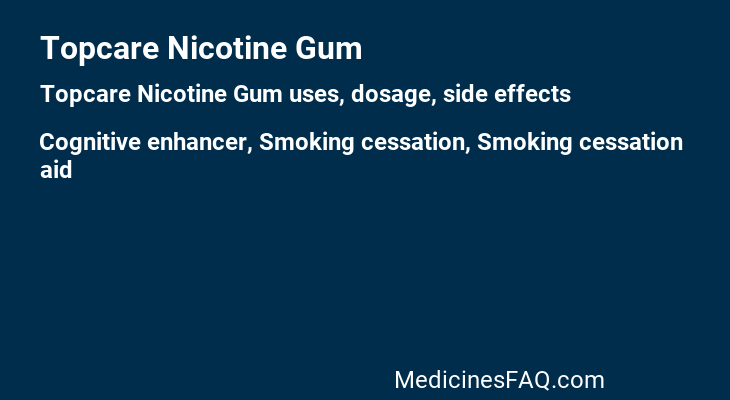 Topcare Nicotine Gum