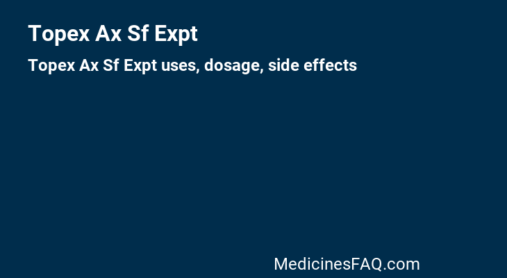 Topex Ax Sf Expt