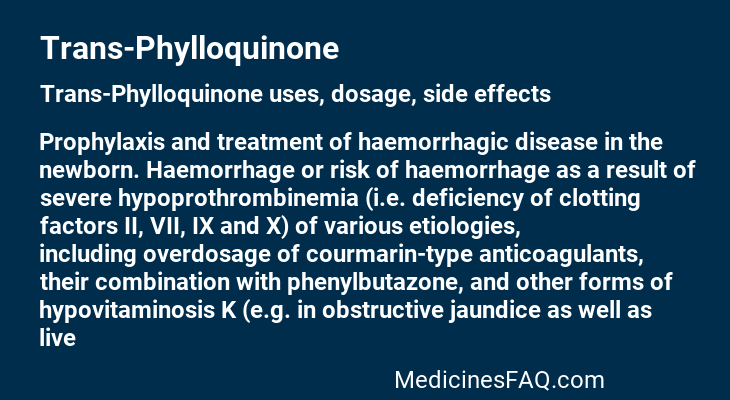 Trans-Phylloquinone