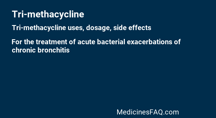 Tri-methacycline