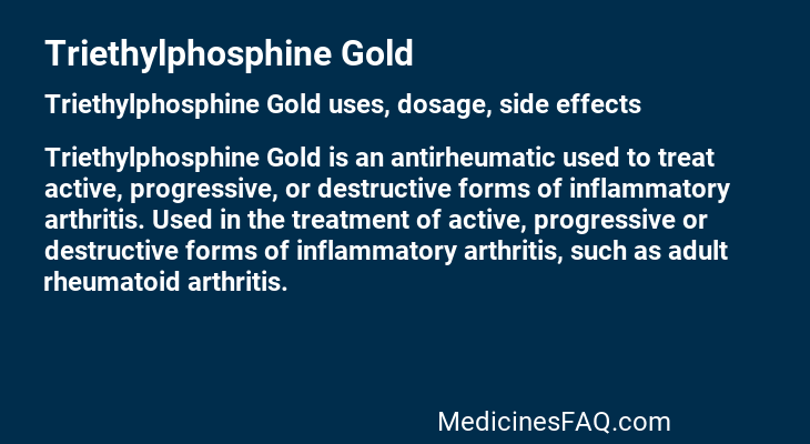Triethylphosphine Gold