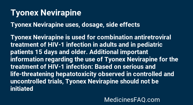 Tyonex Nevirapine