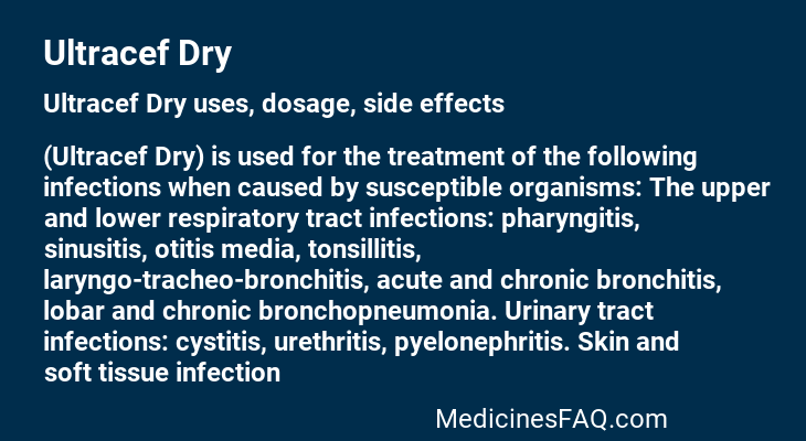 Ultracef Dry