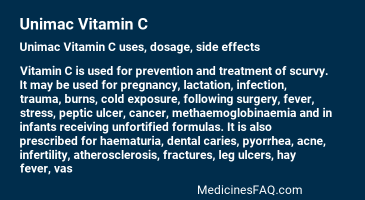 Unimac Vitamin C