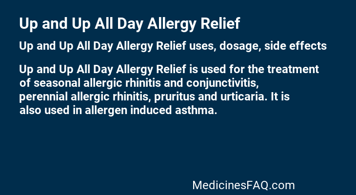 Up and Up All Day Allergy Relief