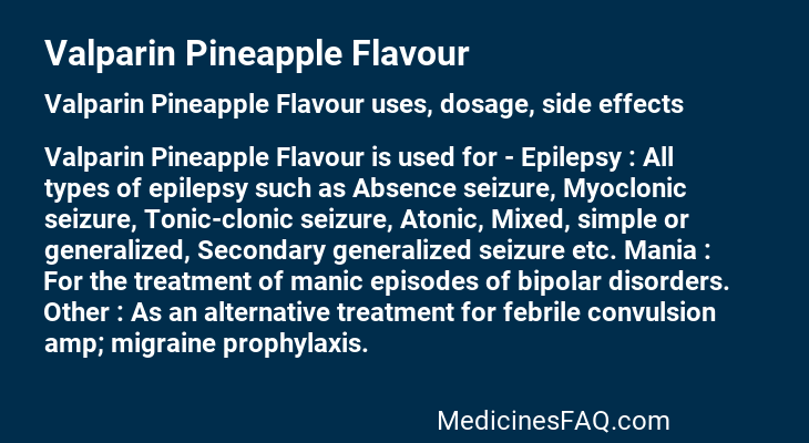 Valparin Pineapple Flavour
