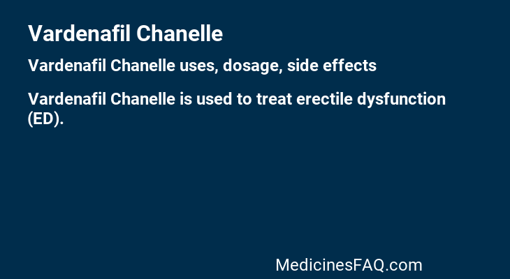 Vardenafil Chanelle
