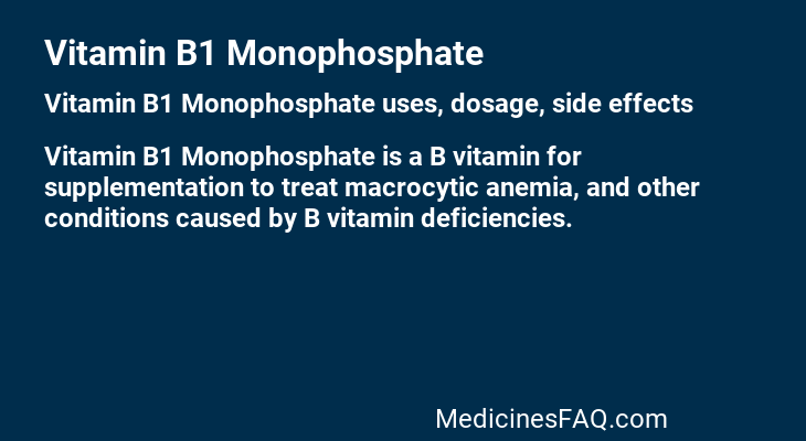 Vitamin B1 Monophosphate