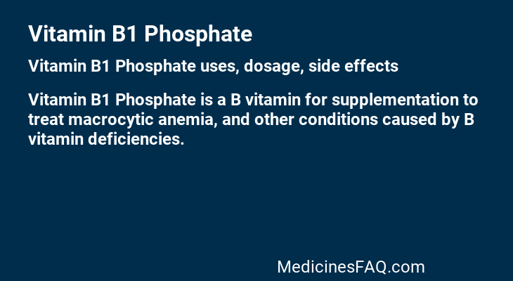 Vitamin B1 Phosphate