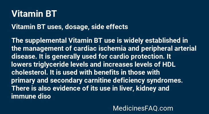 Vitamin BT
