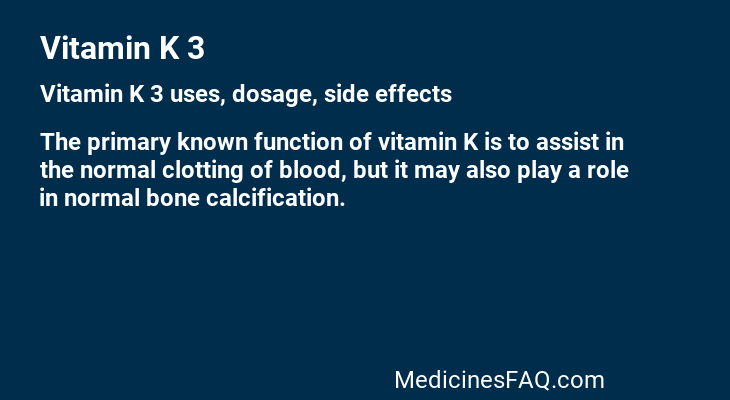 Vitamin K 3