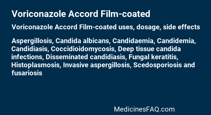 Voriconazole Accord Film-coated
