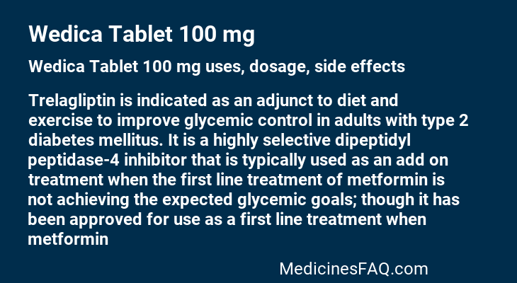 Wedica Tablet 100 mg