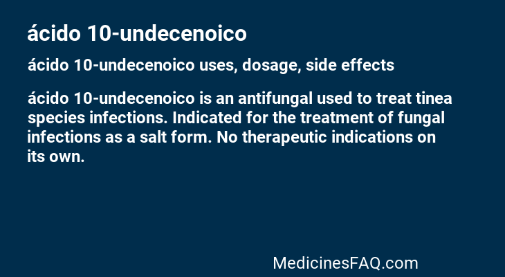 ácido 10-undecenoico